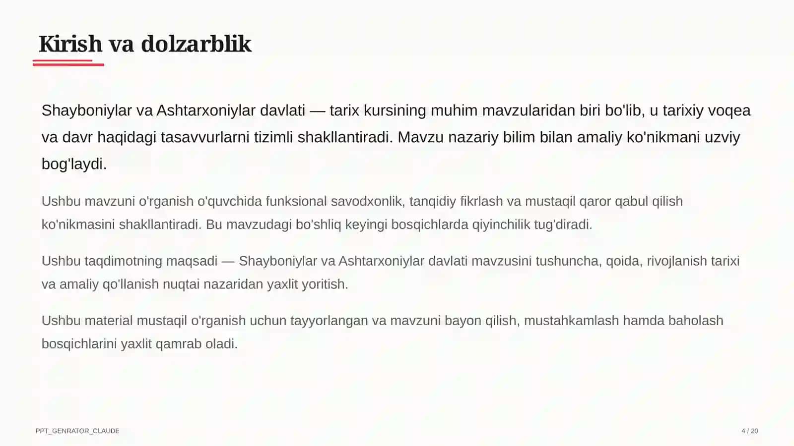 Shayboniylar va Ashtarxoniylar davlati (8-sinf) 4
