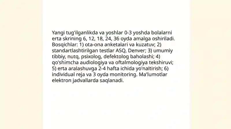 Rivojlanish muammolari bo'lgan bolalar uchun inklyuziv ta'limni keng ta'limiy amaliyotga joriy etish algaritimlari 4