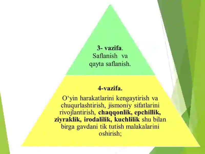 Maktabgacha yoshdagi bolalarni jismoniy tarbiyasining asosiy vazifalari va vositalari 4