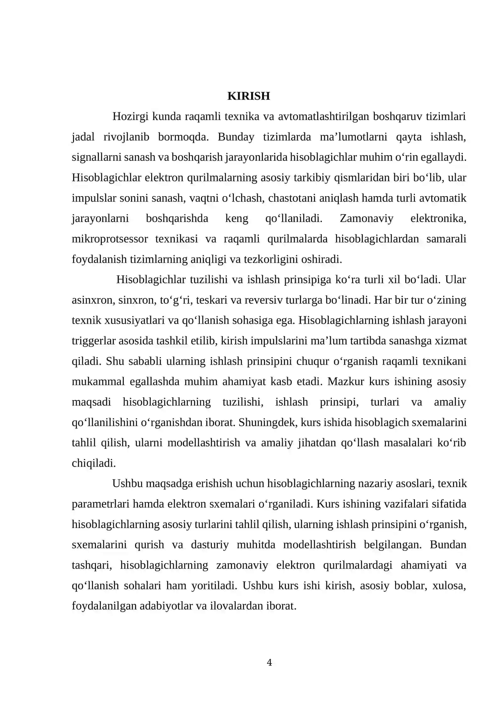 Hisoblagichlar 4