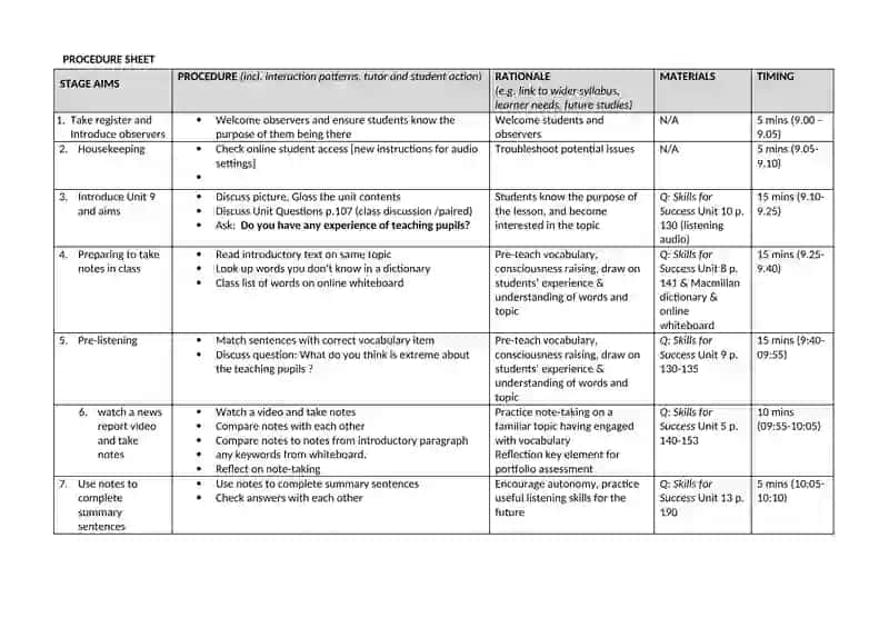 Lesson Plan Template 4