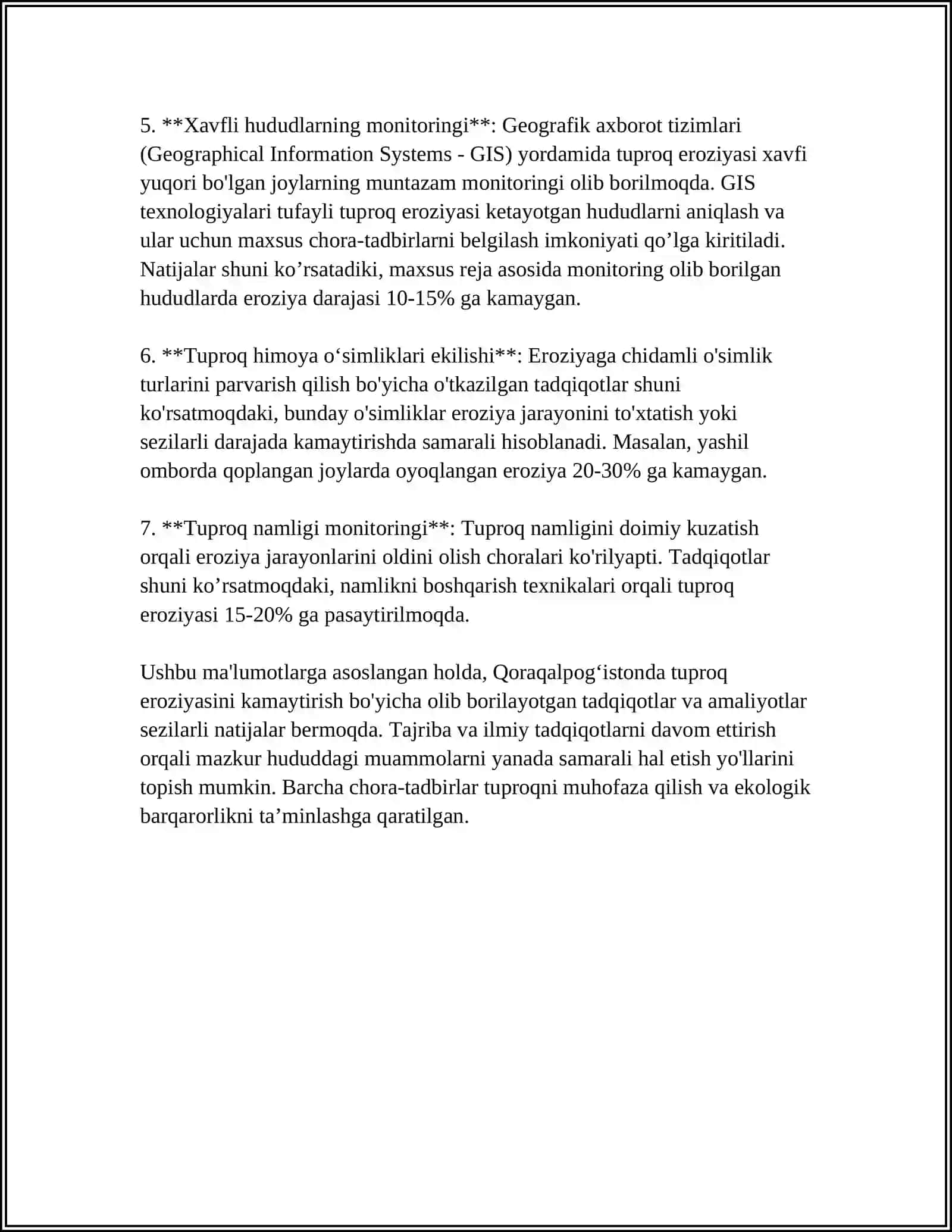Qoraqalpoqiston hududida atrof muhitni muhofaza qilish bo'yicha mahalliy olimlar va izlanuvchilar tomonidan olib borilgan izlanishlar tarixi 4