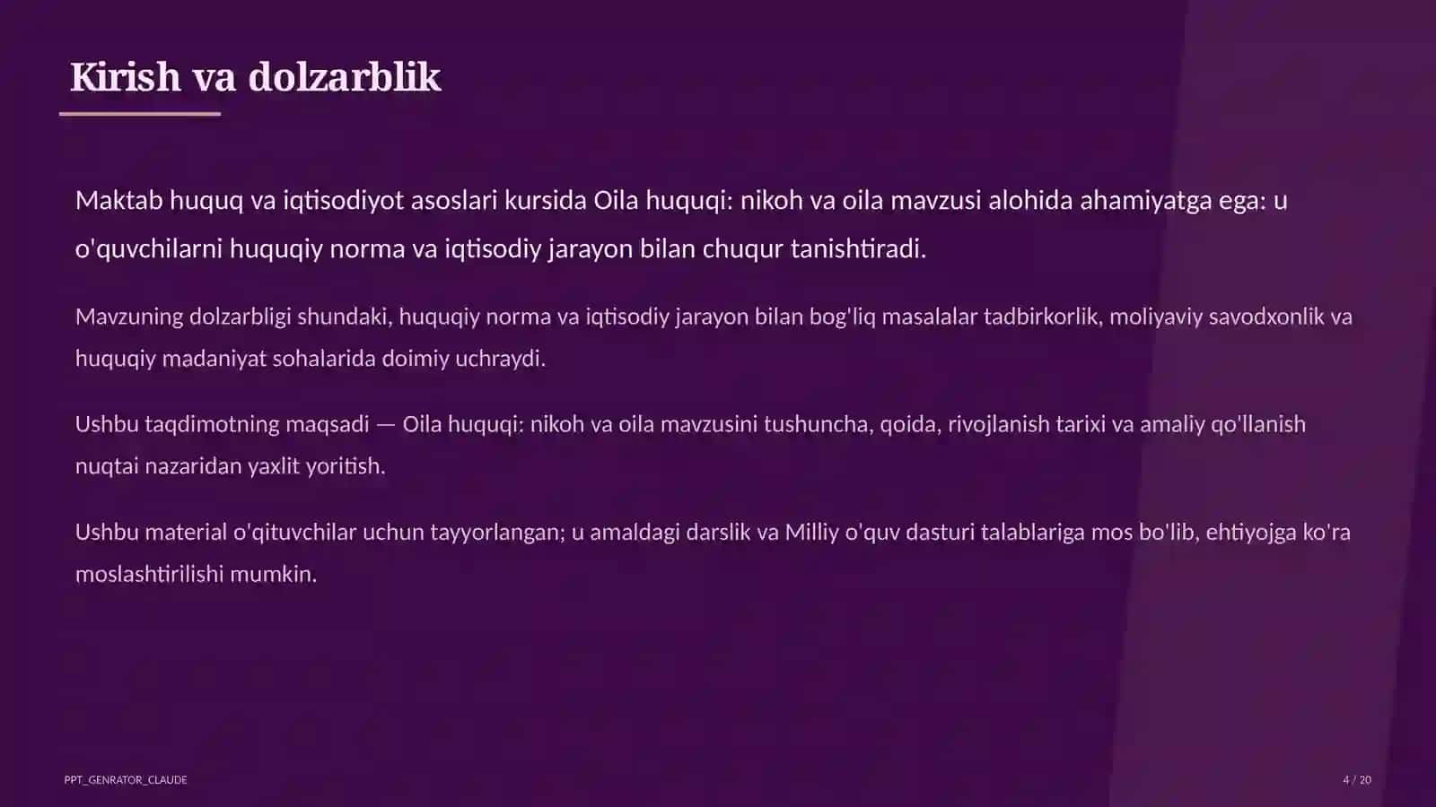 Huquq va iqtisodiyot asoslari (9–11) 4