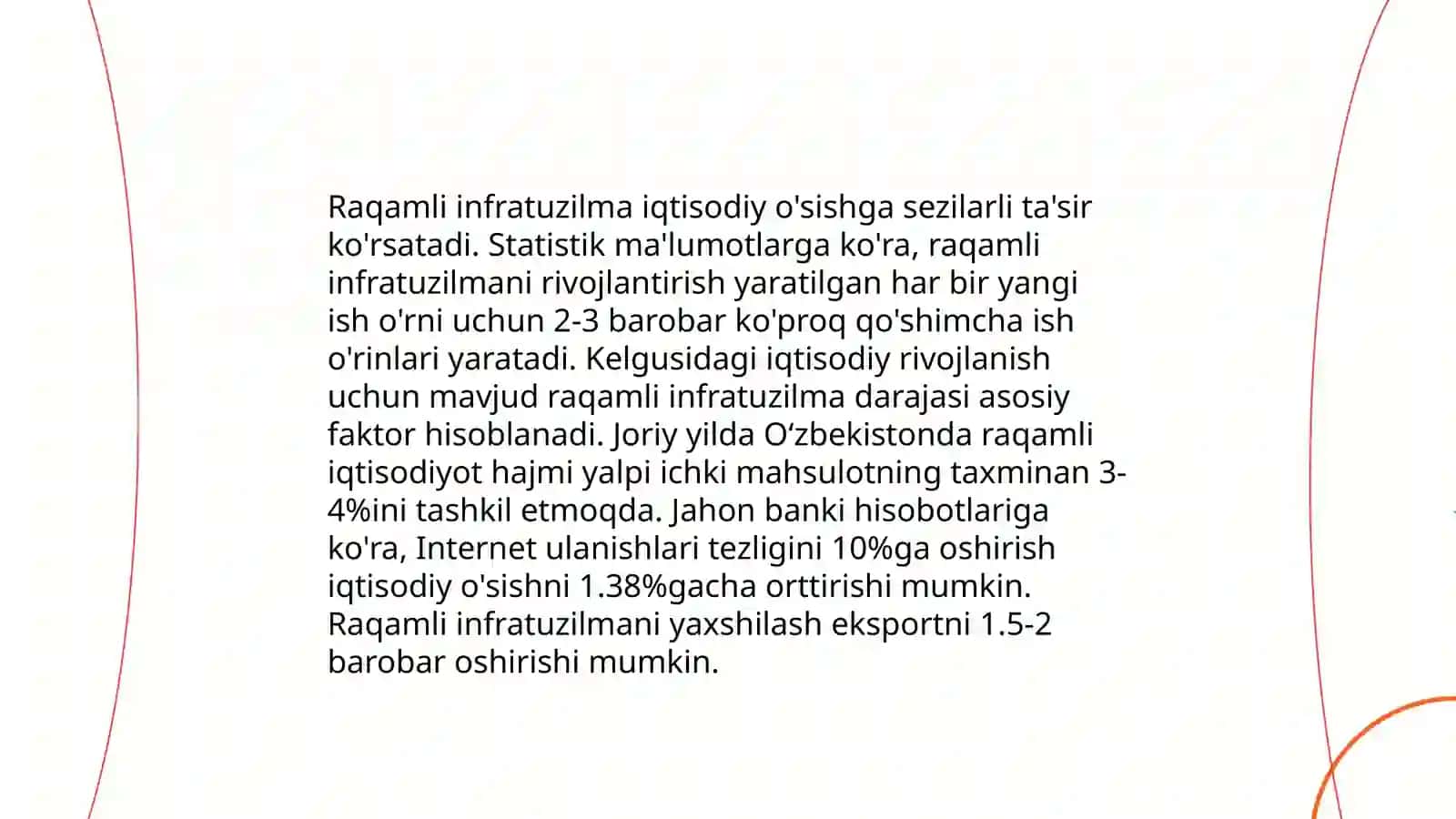 Raqamli iqtisodiyotni rivojlantirishda axborot kommunikatsiya texnologiyalarini o'rni 4
