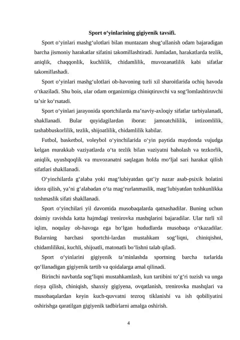 O`ZBEKISTONDA UCH BOSQISHLI SPORT O`YINLARINING MOHIYATI 4