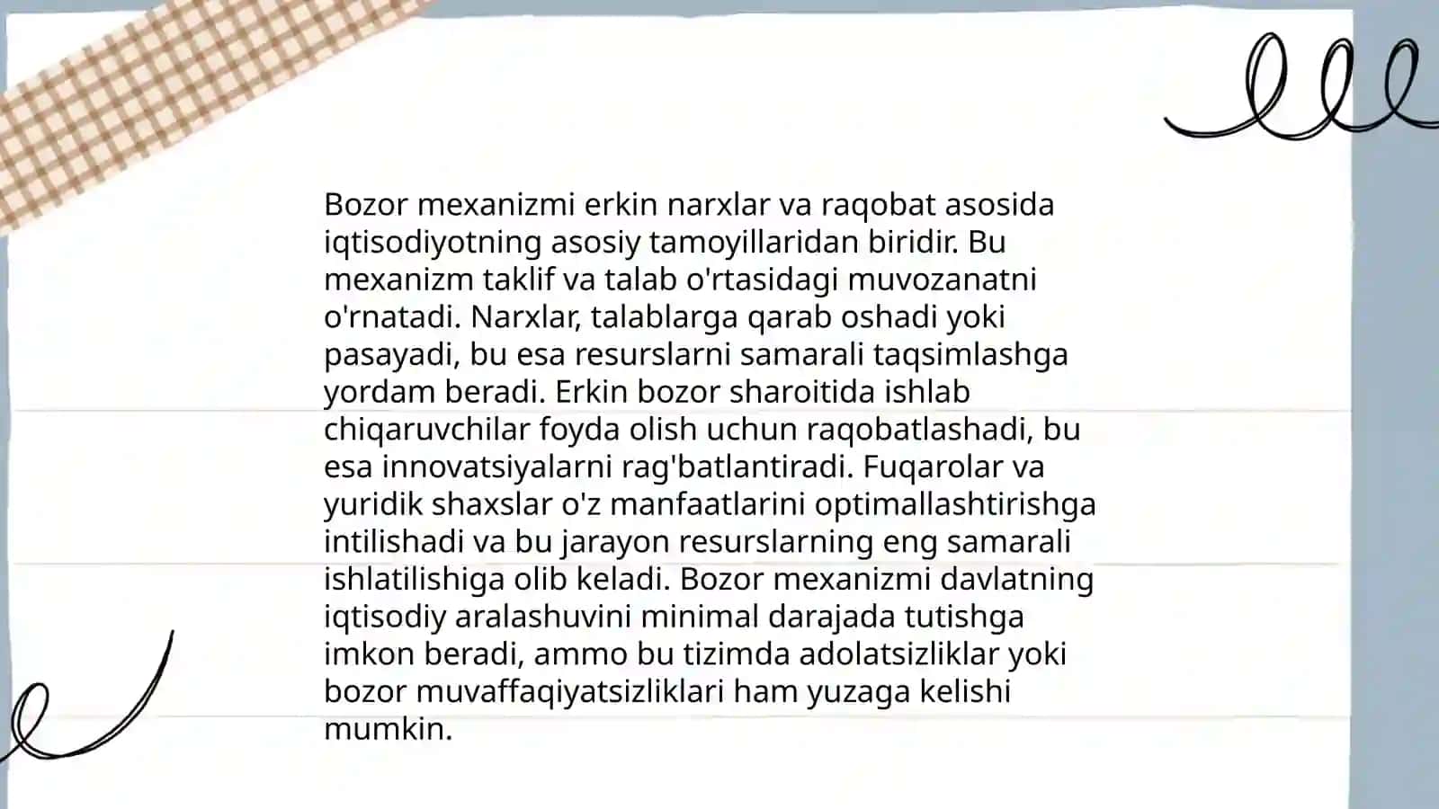 Bozor iqtisodiyotining mazmuni va rivojlanishi 4