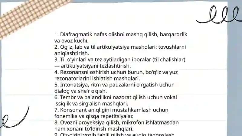 Pedagogik texnika va aktyorlikka xos xususiyatlar 4