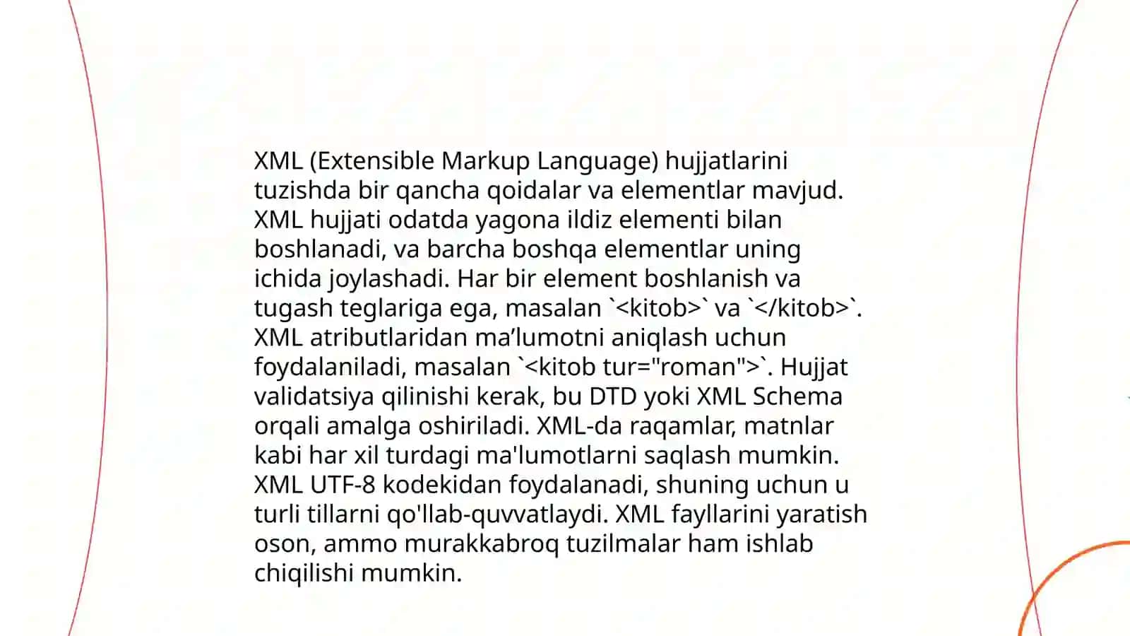 XML da ishlash 4