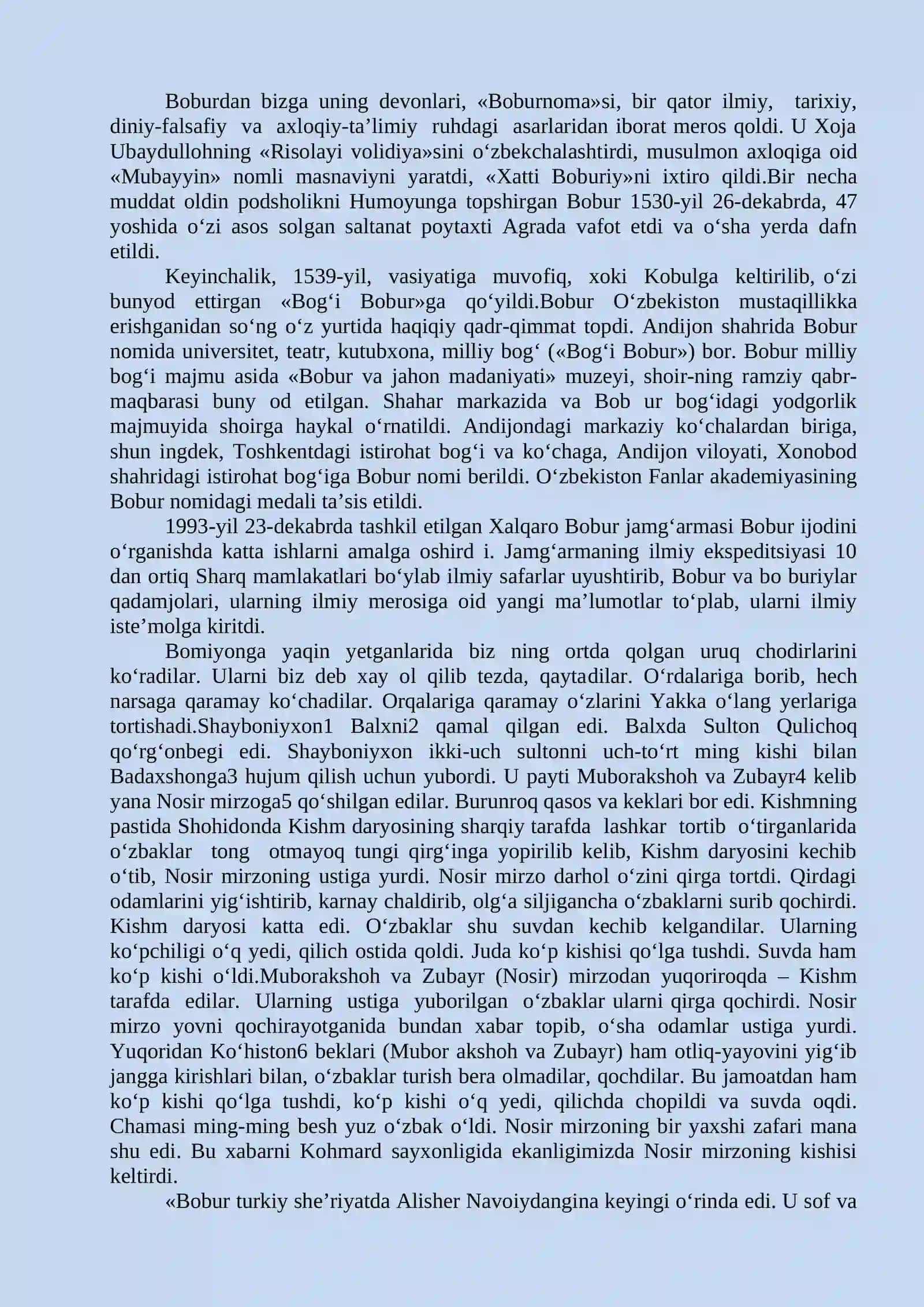 ZAHIRIDDIN MUHAMMAD BOBUR LIRIKASI 4