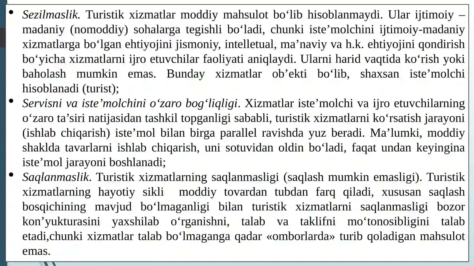 Turistik xizmatlar 4