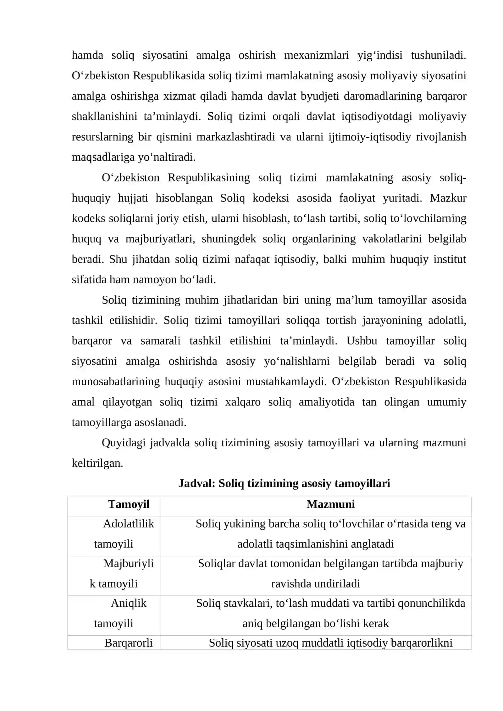 Oʻzbekiston Respublikasining soliq tizimiga umumiy tavsiy 4