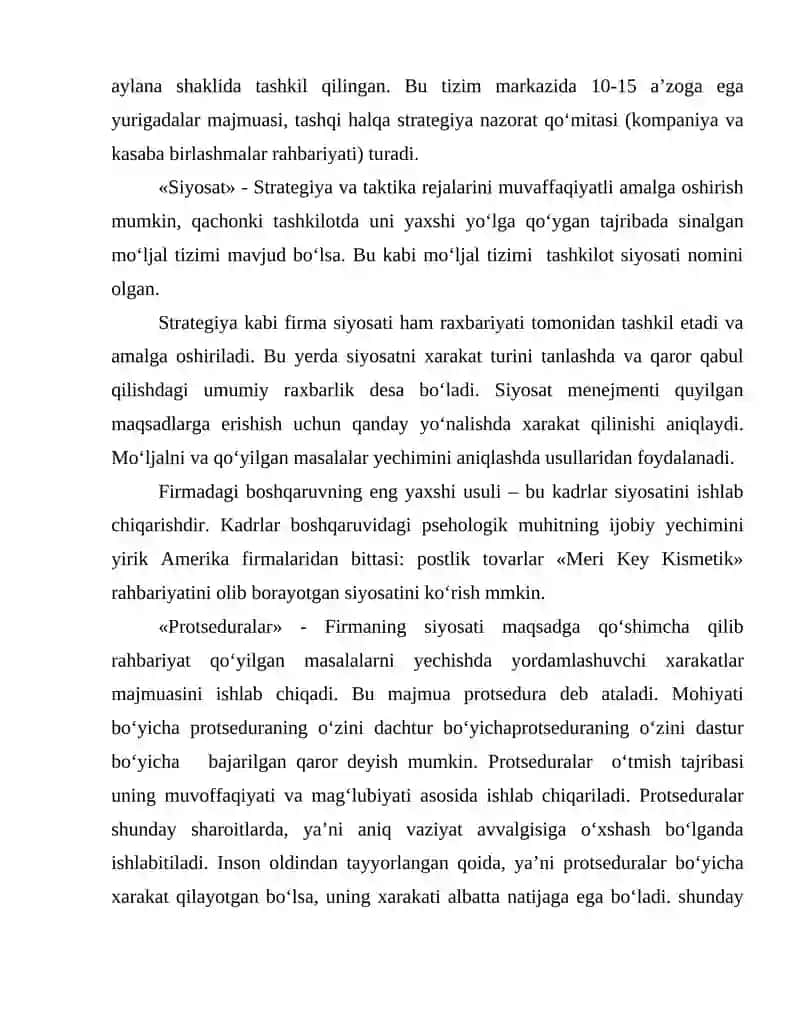 Korxona Strategiyasi 4