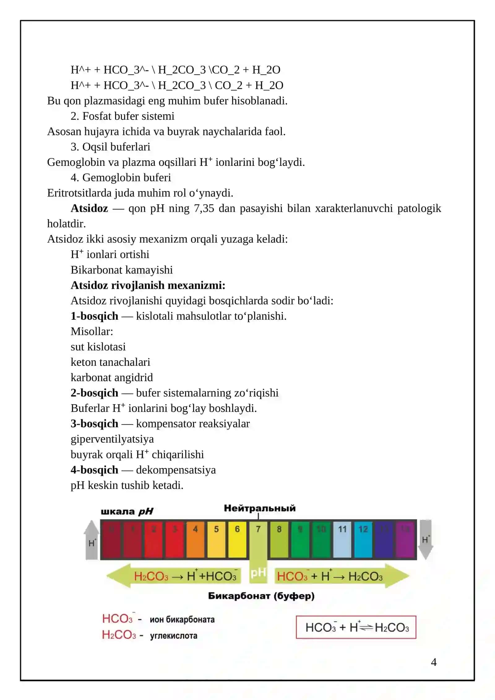 ATSIDOZLAR, RIVOJLANISH MEXANIZMI, TURLARI, KOMPENSATOR MEXANIZMLAR 4
