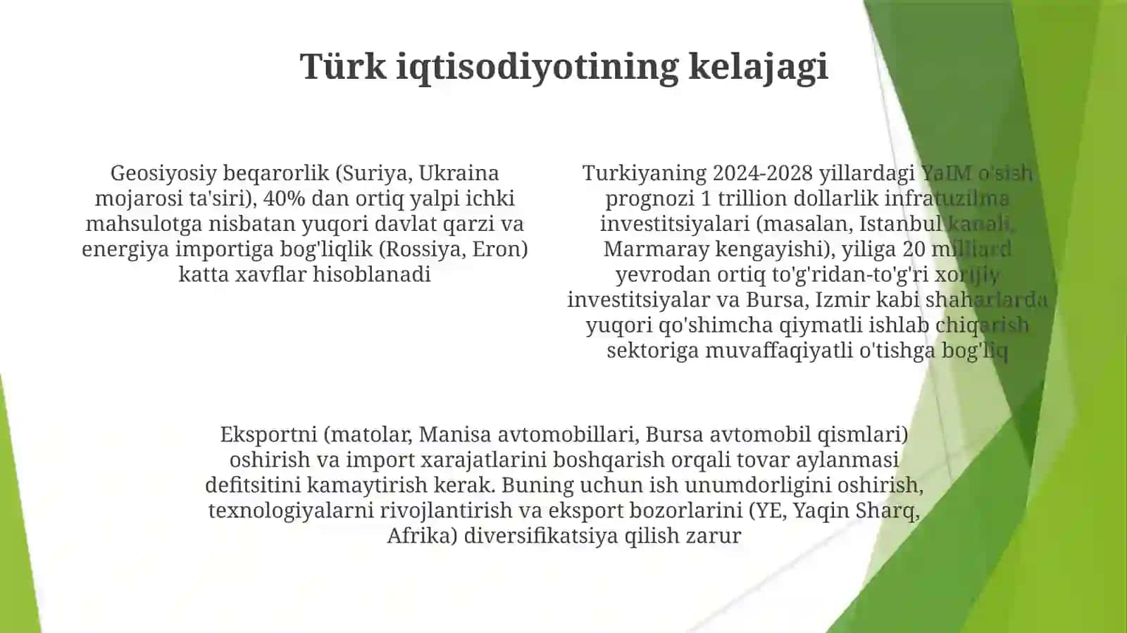 Turkiyaning iqtisodiy tizimlarining tahlili 4