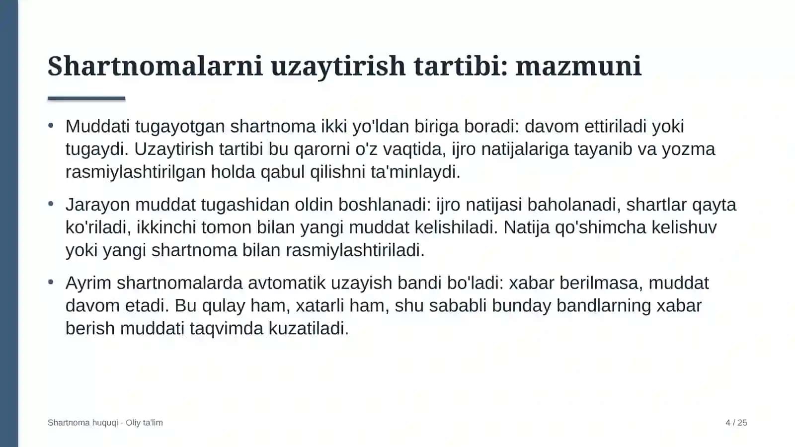 ulgurji bozorlarda shartnomalarni uzaytirish tartibi 2121 4