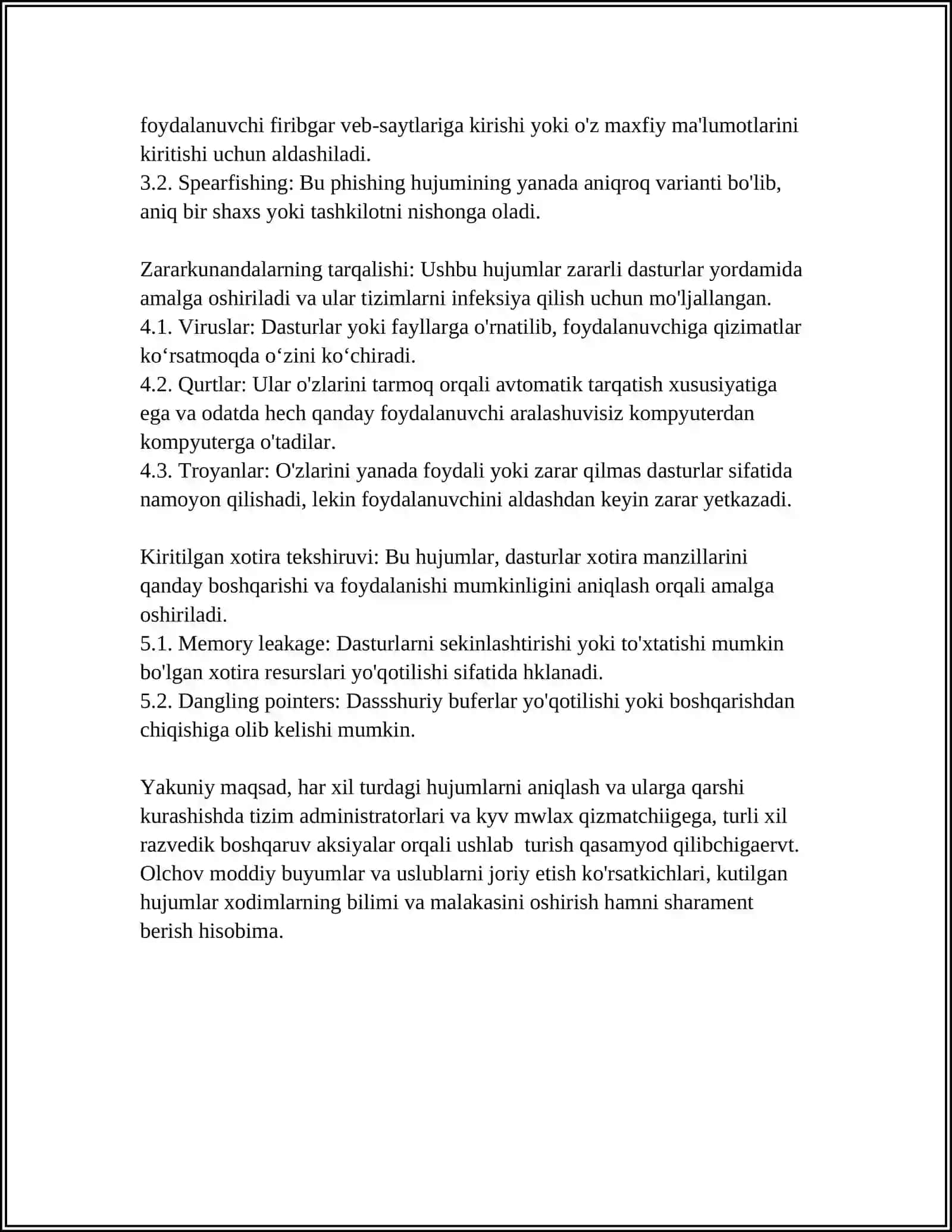 KOMPYUTER TIZIMIGA QARATILGAN HUJUMLARNI ANIQLASH VA BARTARAF ETISH 4