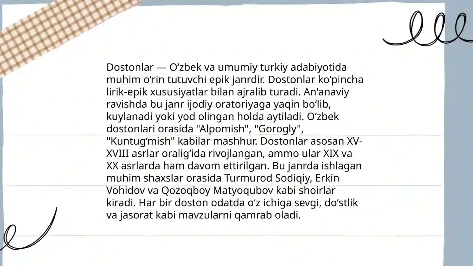 Qirg'iz xalq musiqa an'analari. Marosim va nomarosim janrlari 4