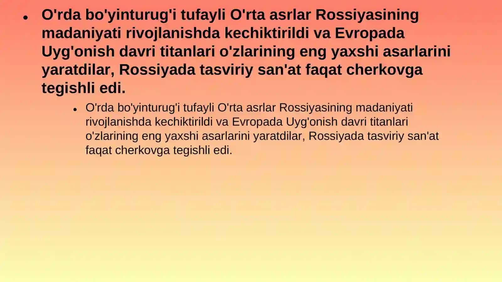 17-18 asrlarda Rus san’ati 4