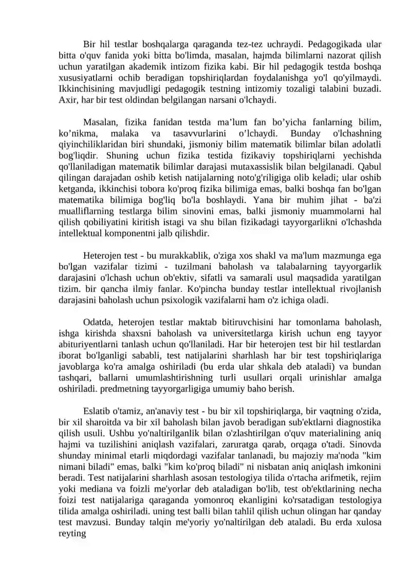 Ketma-ketlikni belgilash topshiriqlari 4