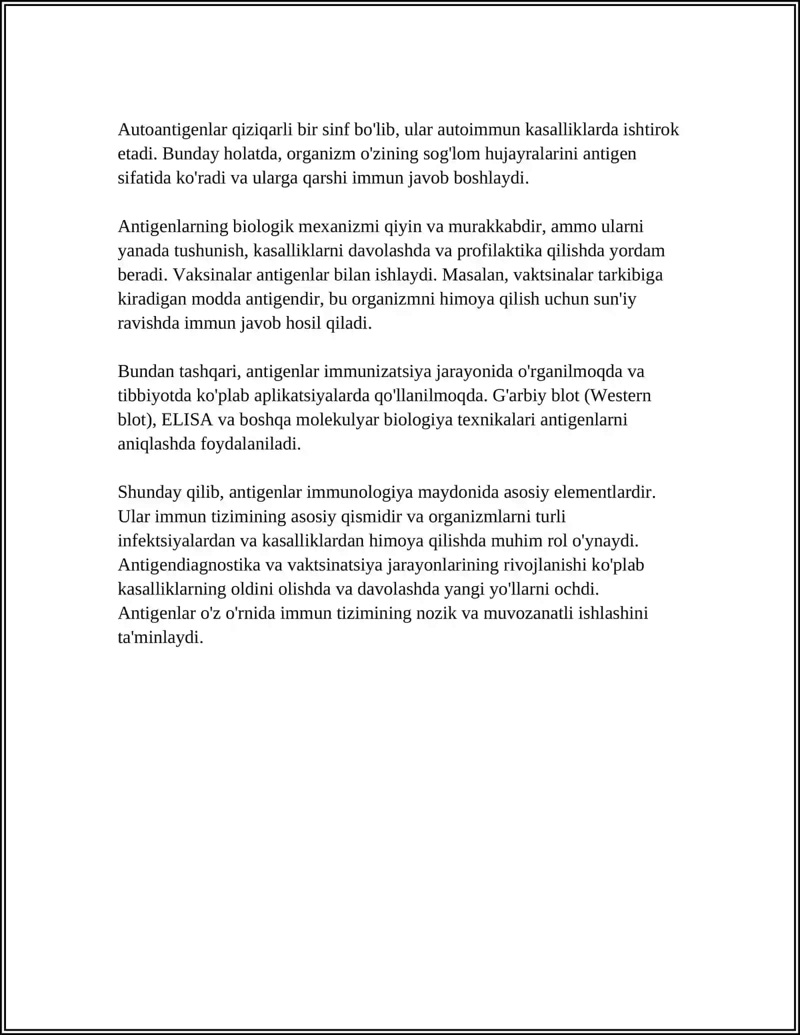 ANTIGENLAR VA ANTITELOLAR 4