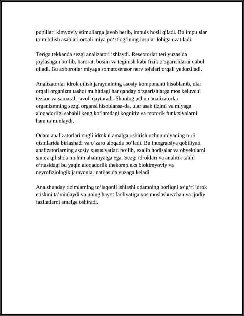 ANALIZATORLAR XAQIDA UMUMIY MALUMOT 4