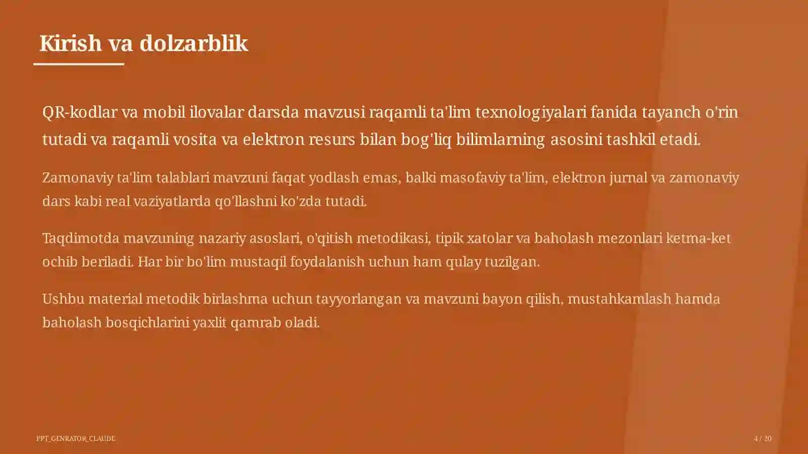 QR-kodlar va mobil ilovalar darsda 4