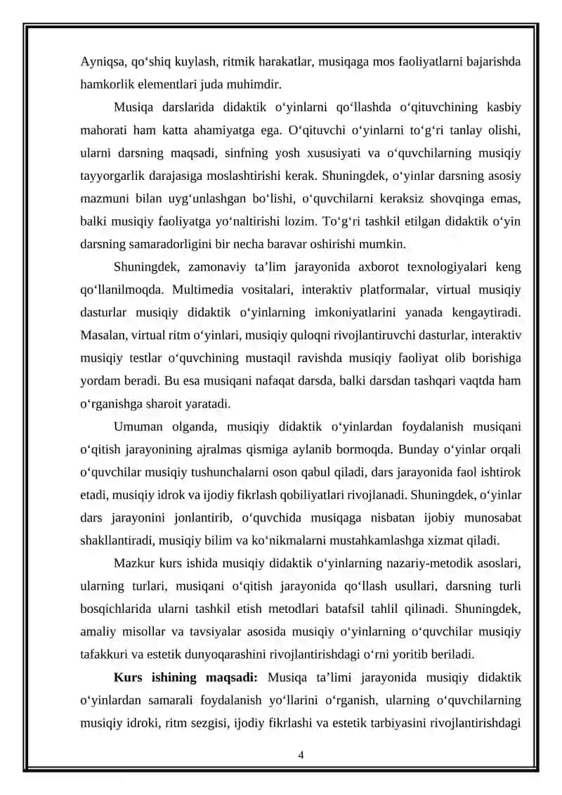 Musiqa o'qitishda musiqiy dedaktik o'yinlarni tashkil etish usullari 4