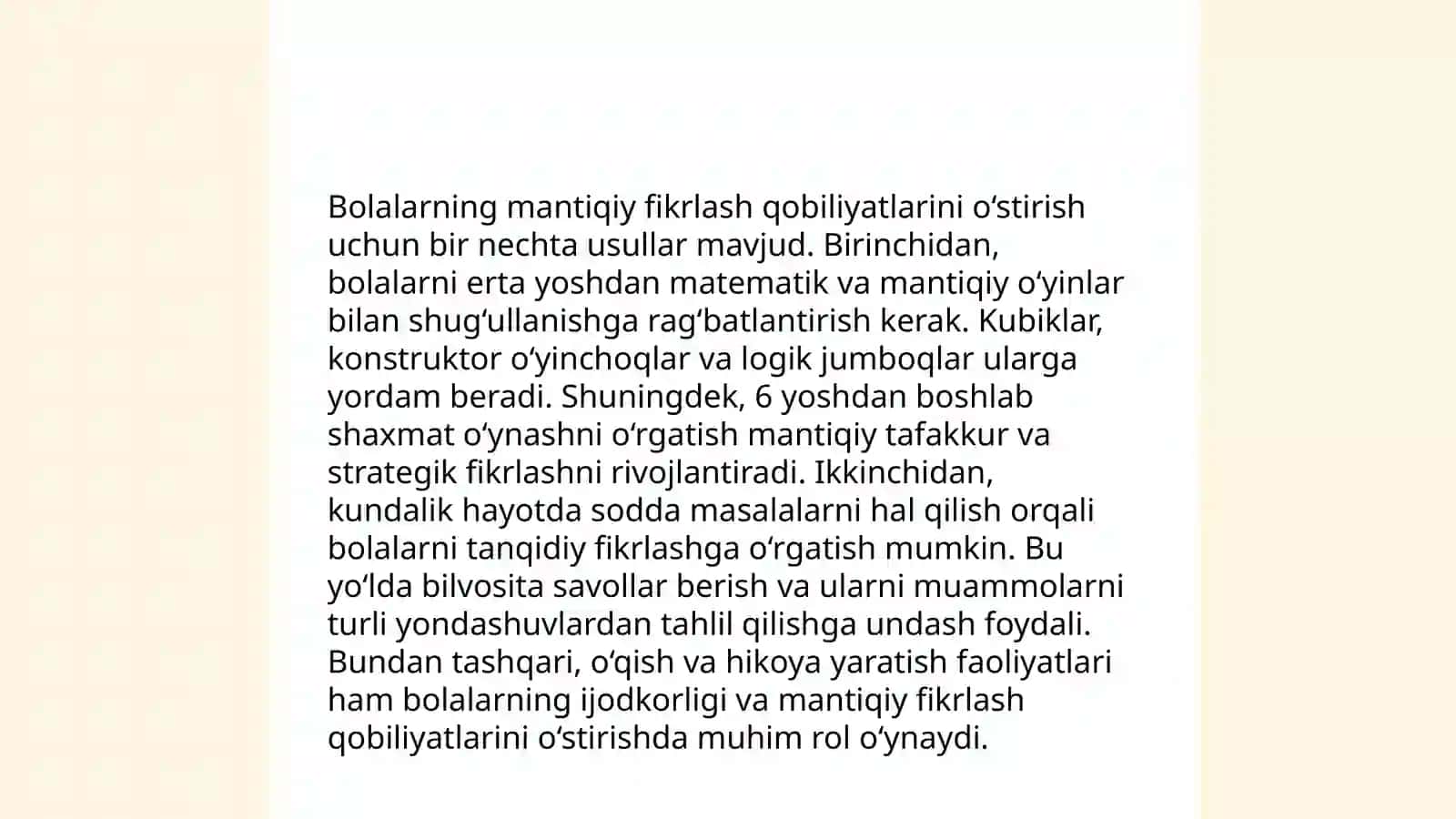 Maktabgacha yoshdagi bolalarni STEAM ijodkorligini shakllantirish 4