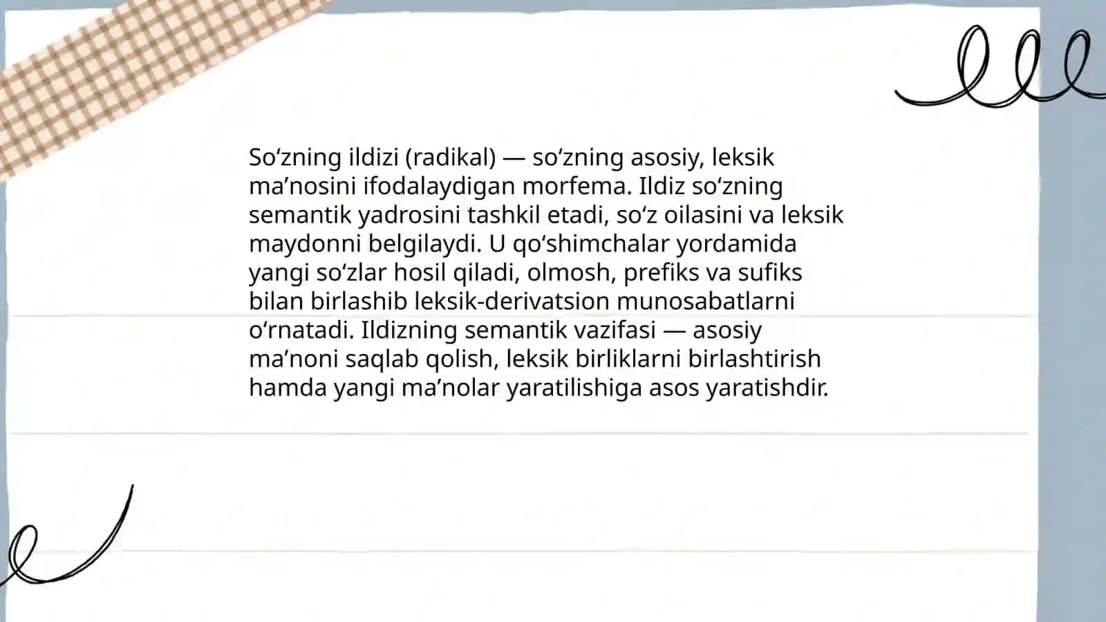 Soʻzning semantik tarkibi 4