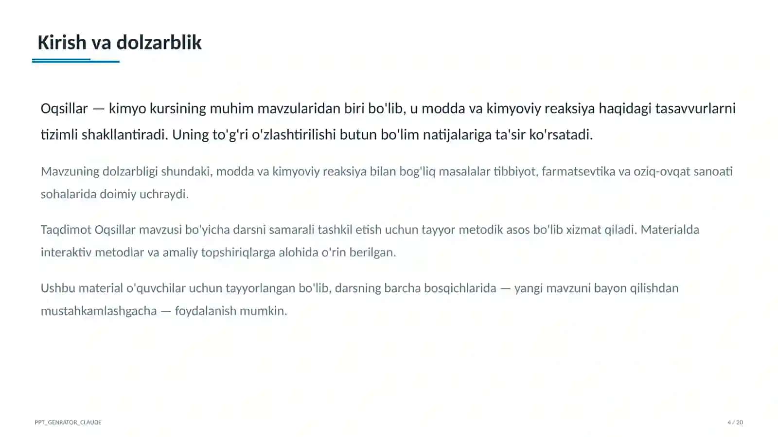Oqsillar (11-sinf) 4