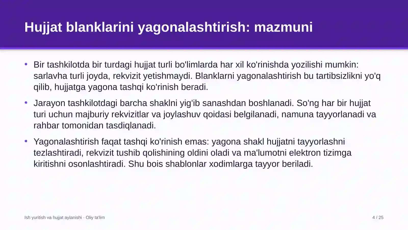 nodavlat notijorat tashkilotlarida hujjat blanklarini yagonalashtirish 7593 4
