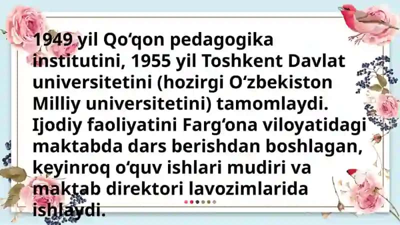 Mavzu: Xudoyberdi Toʻxtaboyevning "Munglikoʻzlar" qissasida jinoyatchilik koʻchasi ga kirib qolgan bolalar obrazini 4