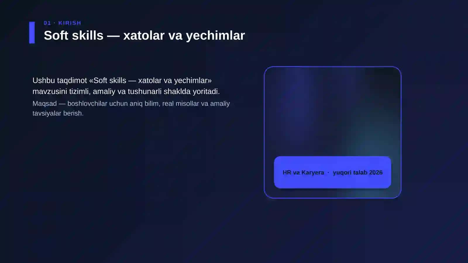 Soft skills — xatolar va yechimlar 4