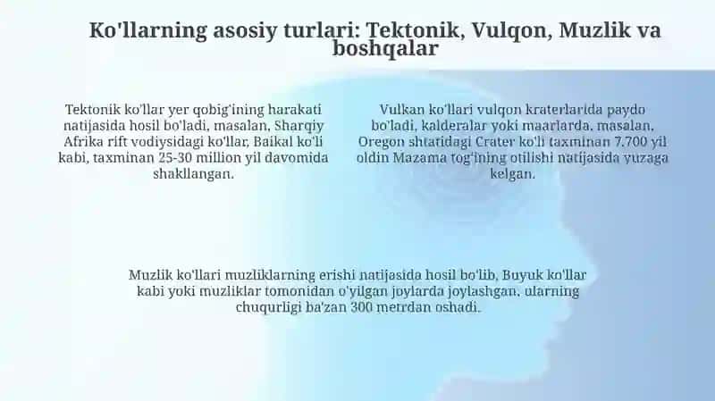 Ko‘llarning genezis va ularning turlari 4