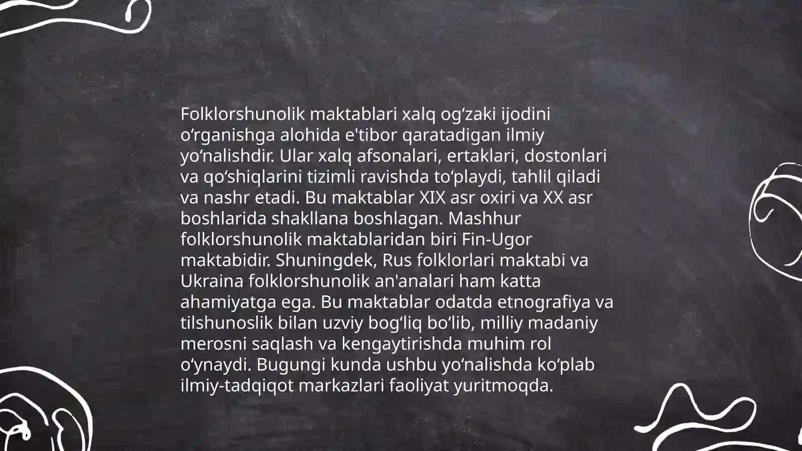 XX asr oʻzbek folklorshunoshligi antologiyasi 4