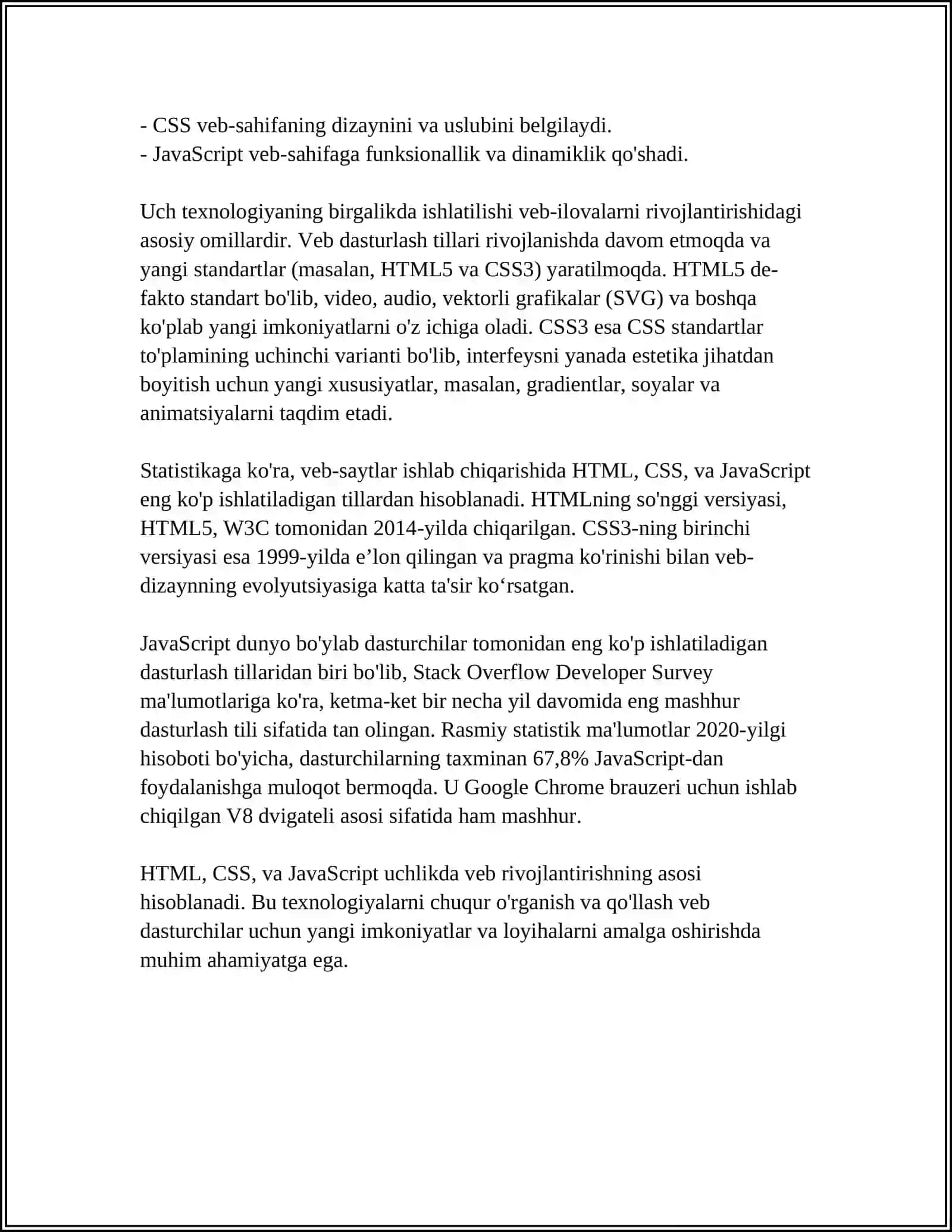 WEB DASTURLAR 4