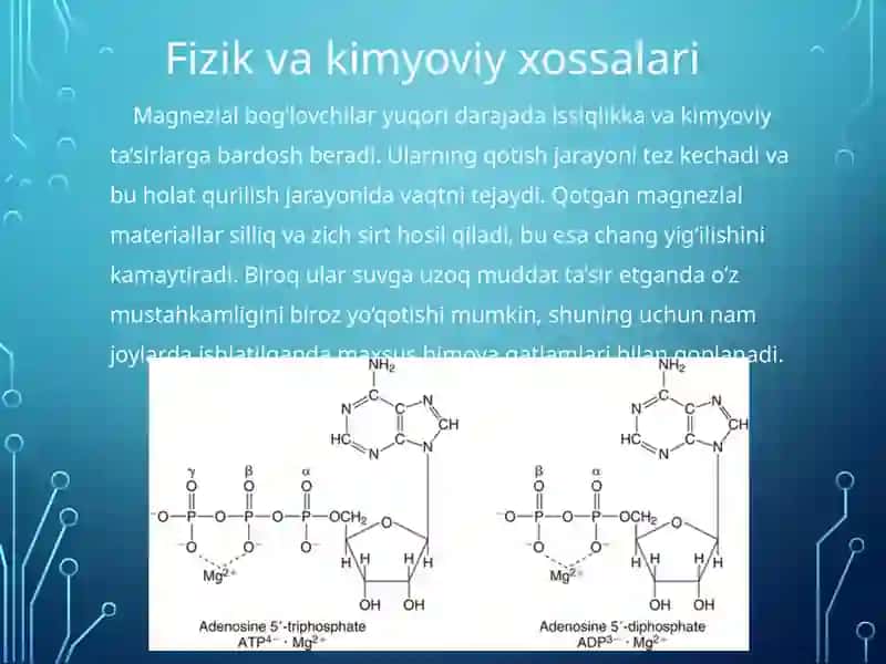 Magnezial bog‘lovchilar turlari 4