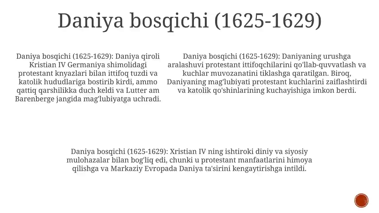 Yevropada OʻTtiz Yillik Urush 1618 1648 4