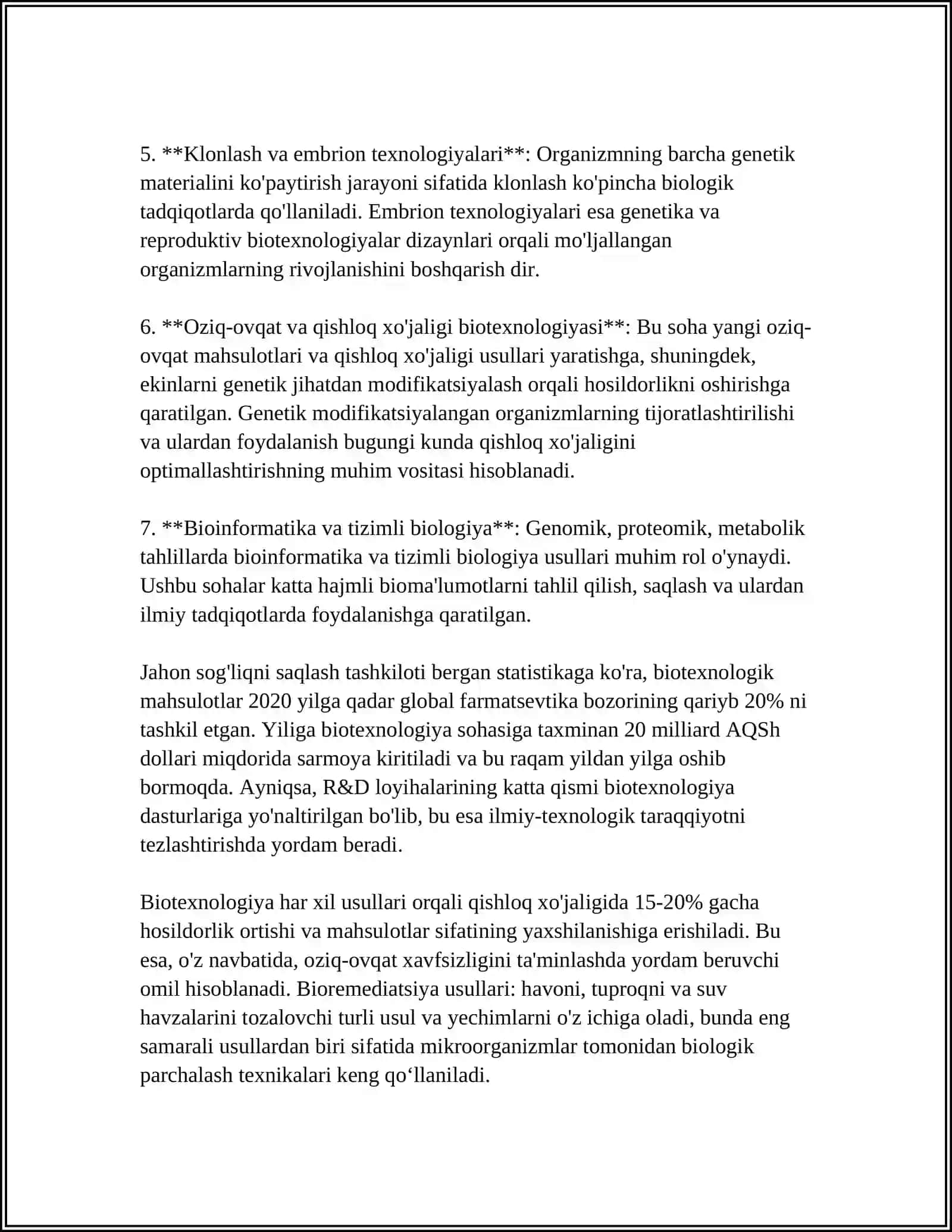 BIOTEXNOLOGIYA VA TA’LIM 4