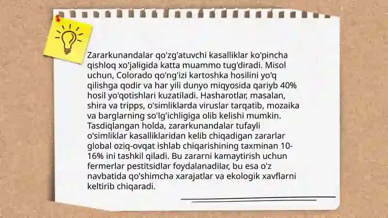 Qishloq xo'jaligiga zarar keltiradugan fitopatogen zamburug'lar va ularga qarshi kurash chora tadburlar 4