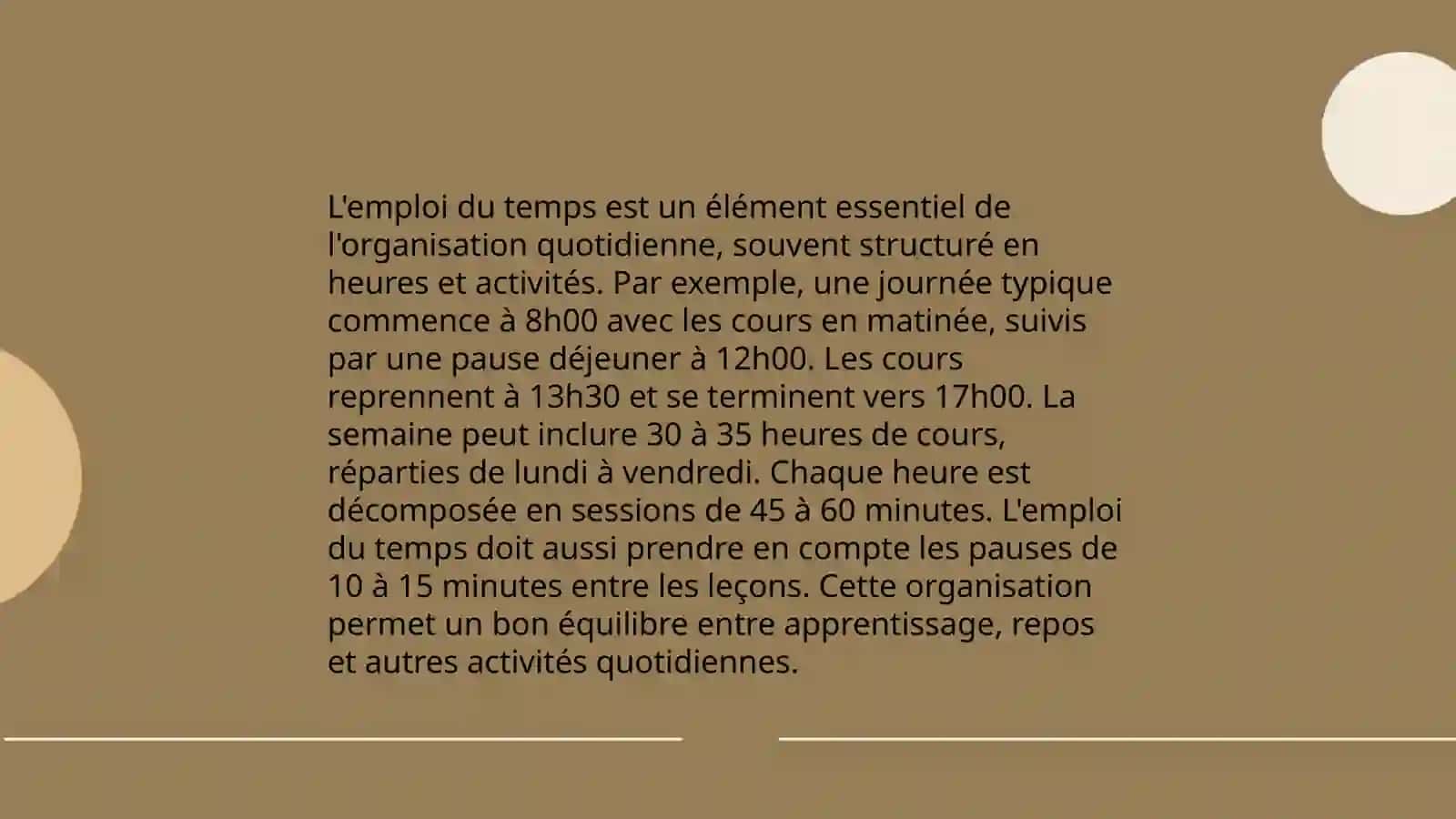 Notre école et nos cours 4