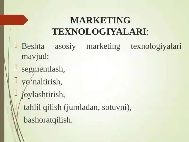 KORXONALARDA EKSPORT SALOHIYATINI OSHIRISHDA INNOVATSION MARKETING TEXNOLOGIYALARIDAN SAMARALI FOYDALANISH 4
