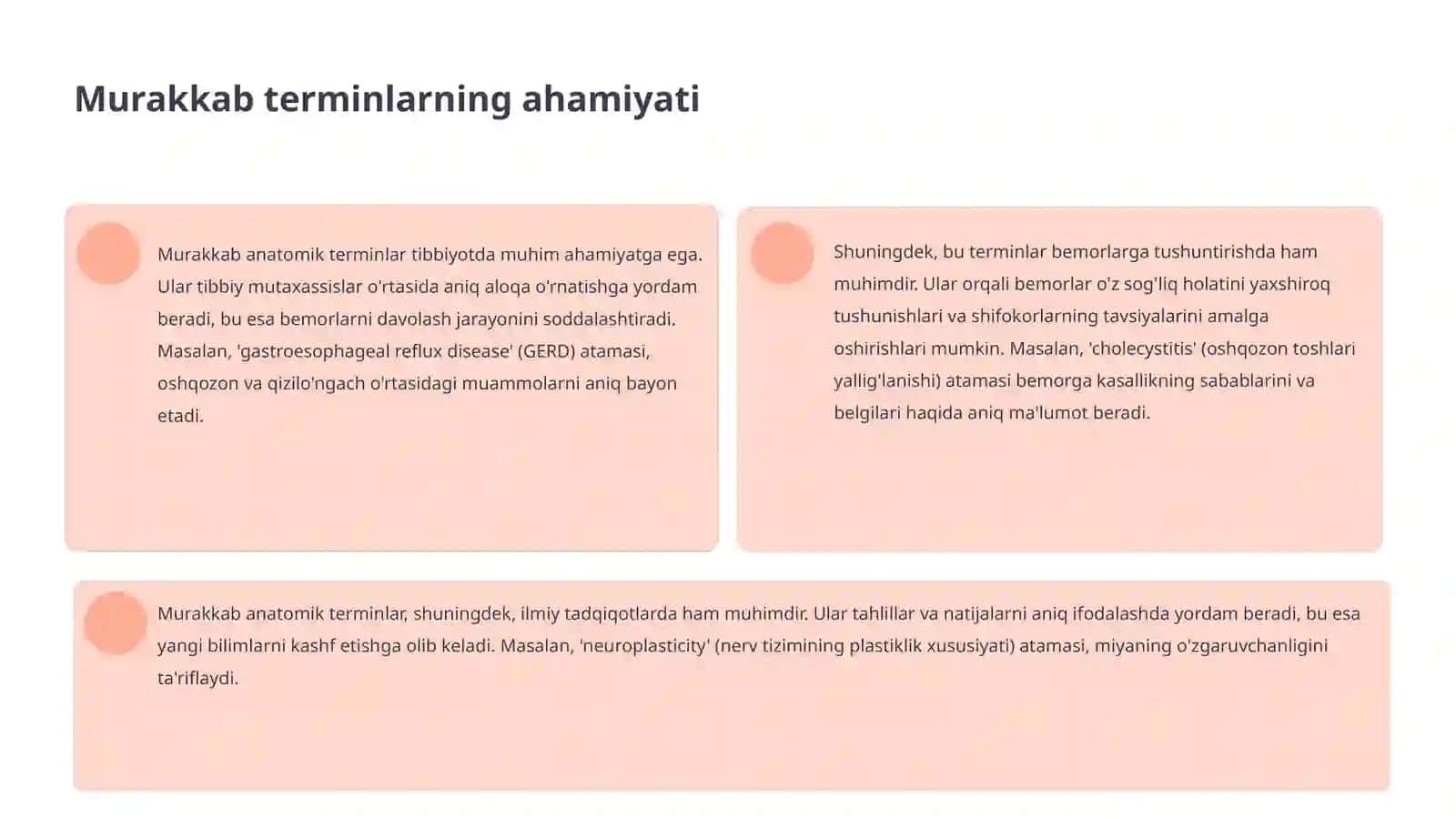 Murakkab anatomik terminlar va dori nomlarida trivial nomlar 4