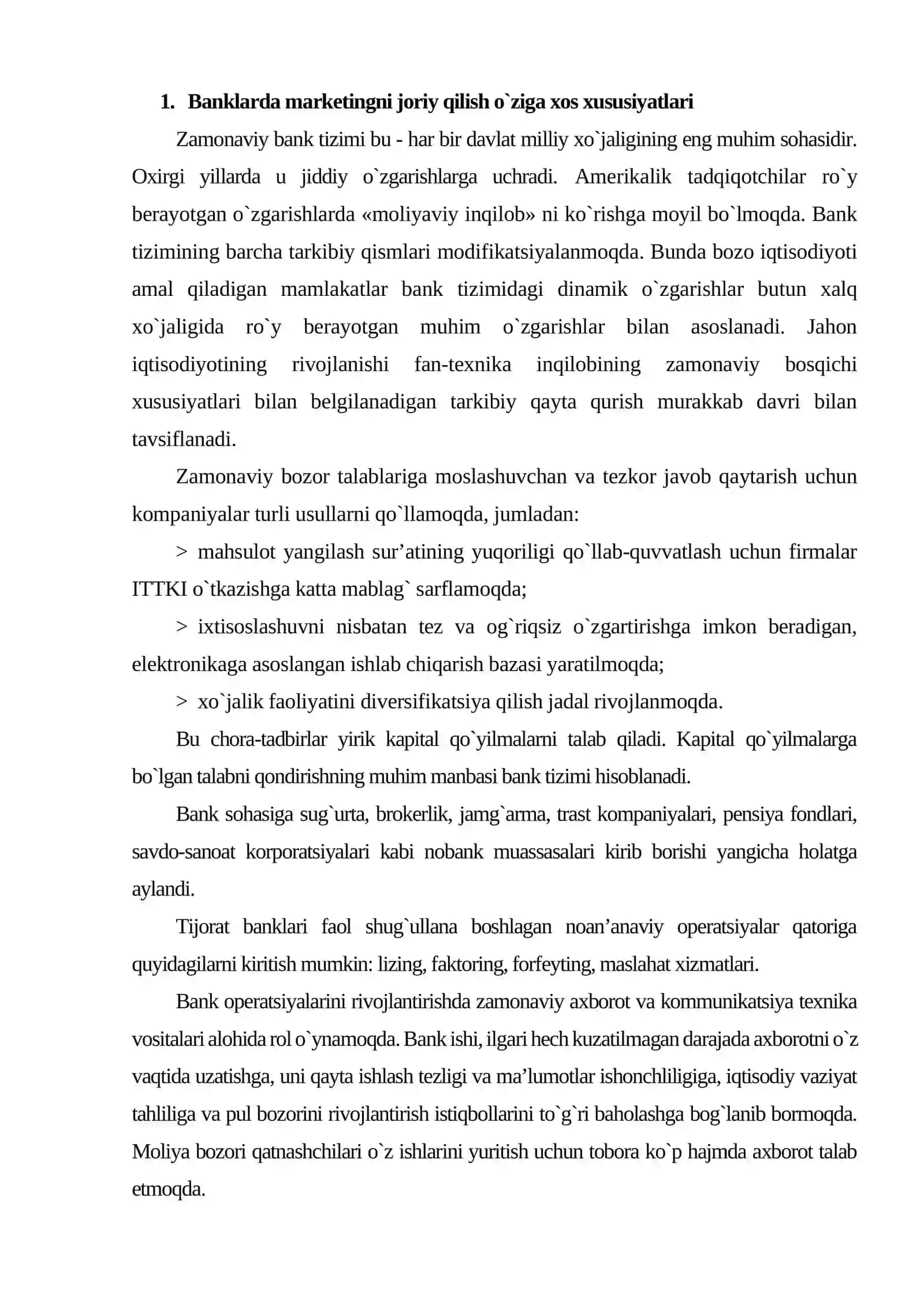 BANK MARKETINGI Referati 4