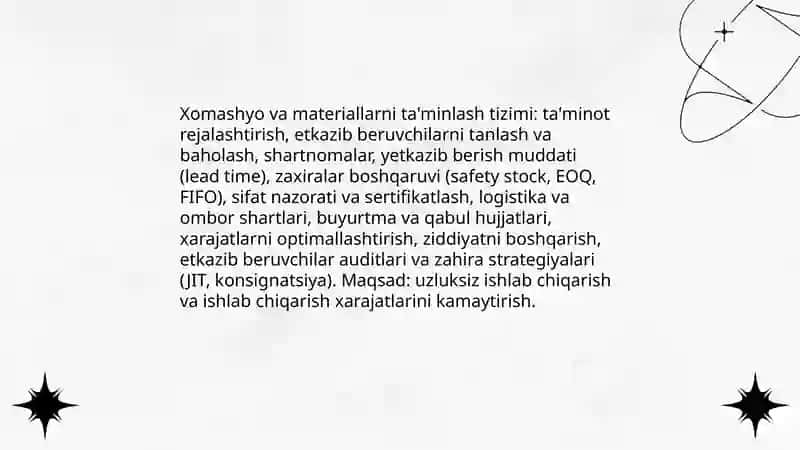 Ishlab chiqarish jarayoni va uning natijalari 4