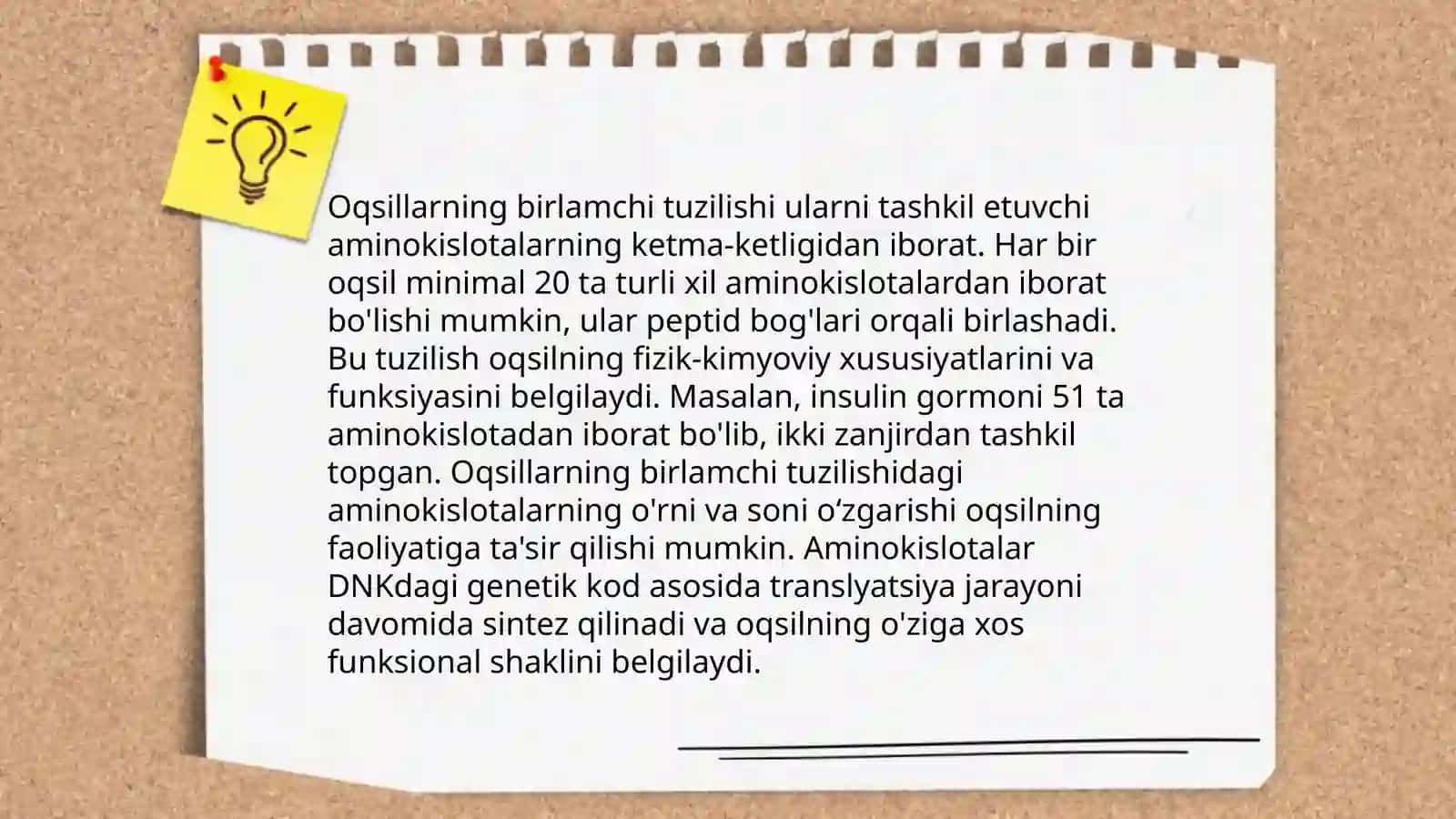 Oqsillarning klassifikatsiyasi.Umumiy xossalari 4