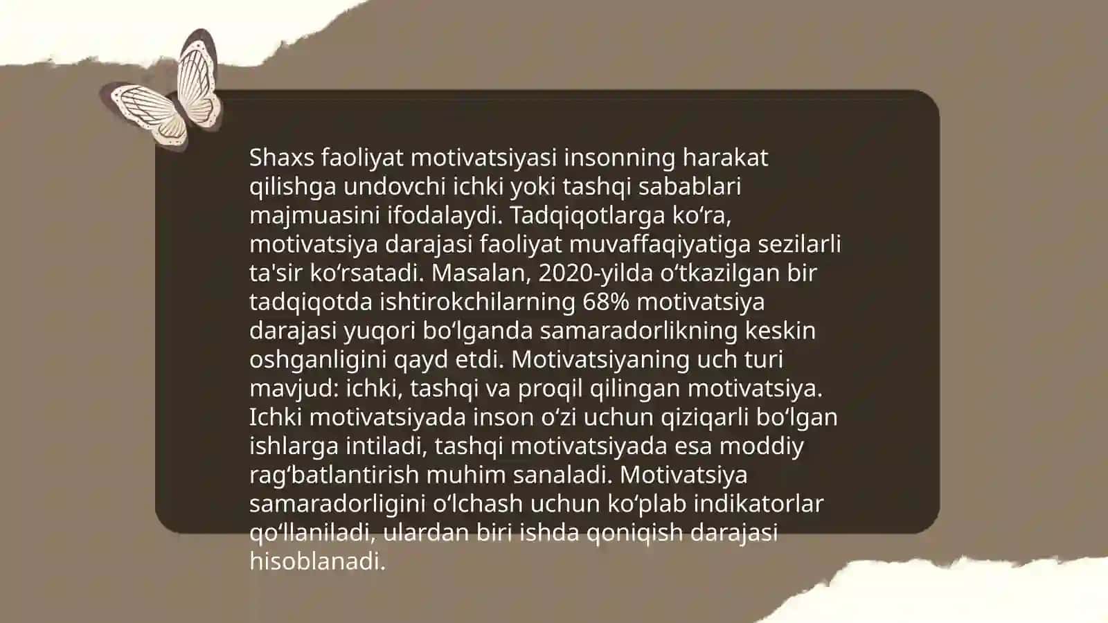 Faoliyat va shaxsning o‘zaro ta'siri 4