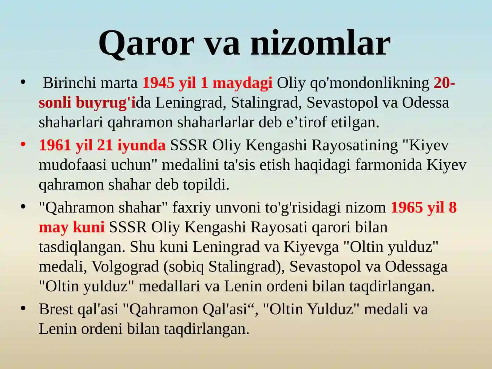 Qahramon shaharlar 4