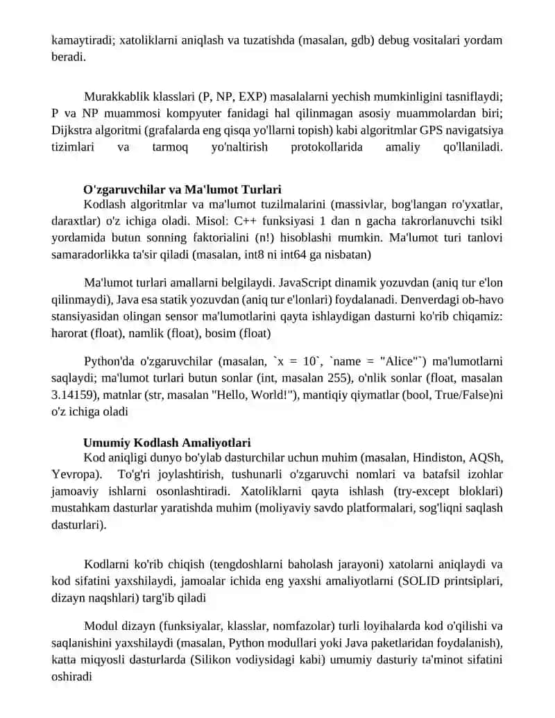 Axbarotni kodlash 4