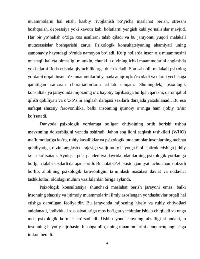 Psixologik maslahatda kontakt o‘rnatish 4